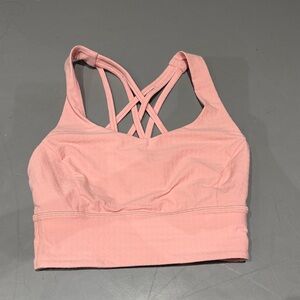 Pink Lululemon Sports Bra